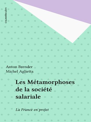 cover image of Les Métamorphoses de la société salariale